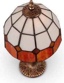 Brilagi - Tiffany vitrážová stolná lampa SIENNA 1xE27/60W/230V
