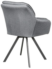 Stolička sivá lakťová opierka