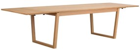 Prírodný jedálenský stôl v dubovom dekore Rowico Colonsay, 215 x 96 cm