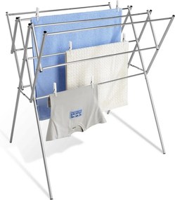 Sušiak na bielizeň v lesklej striebornej farbe 8 m – Wenko