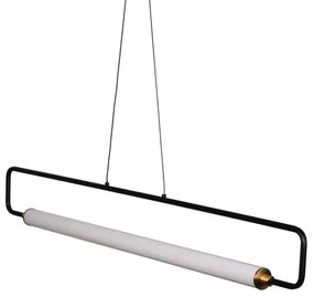 Závesný LED luster FELICJA na lankách LED/30W/230V 4000K čierny