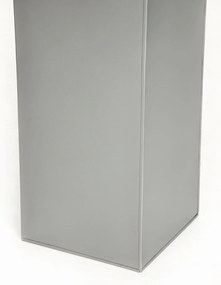 Kvetináč BLOCK, pozink, výška 80 cm, strieborný, vr. zavlaž. systému