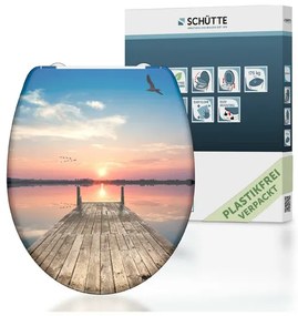 Schütte WC sedadlo z duroplastu (Západ slnka na oblohe)  (100335933)