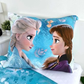 Jerry Fabrics DETSKÉ BAVLNENÉ OBLIEČKY FROZEN 140X200 CM, 1KS 70X90 CM VZOROVANÉ