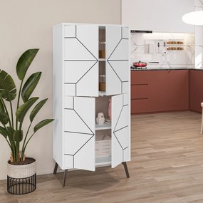 Skrinka Duben (Biela). Akcia -18%. Vlastná spoľahlivá doprava až k Vám domov. 1073469