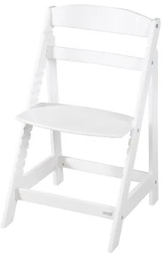 roba Detská drevená vysoká jedálenská stolička Sit Up (biela/flex)  (100306933)