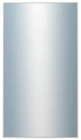 DANTIK - Zrkadlo v rámu, rozmer s rámom 50x90 cm z lišty Hliník strieborná lesk (7001003)