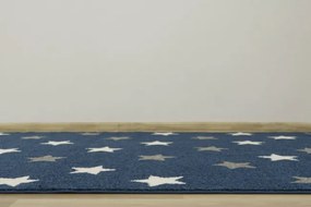 Detský koberec Emily Kids 5767A Hviezdy modrý