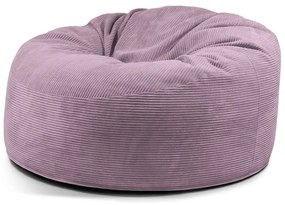 Fialový menčestrový sedací vak Om 135 – SLOWDOWN