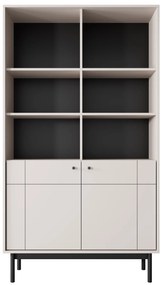 Knihovna Japandi 104 cm kašmír
