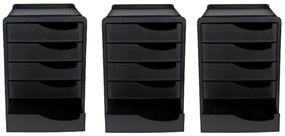 United Office®  Kancelársky box s 5 zásuvkami, 3 kusy  (800005824)