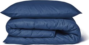 Bavlnené obliečky CALMORA tmavomodré Rozmer obliečky: 2 ks 70 x 90 cm | 200 x 220 cm