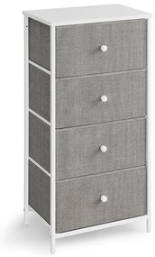 Autronic BONTEC Komoda 45x30x92cm, mdf, sivá, AUK-E1031 GREY Farba: Šedá