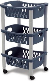 STEFANPLAST Kuchynský vozík Otello, modrý