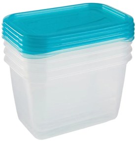 Sada dóz na potraviny - obdĺžnik 4x0,75l