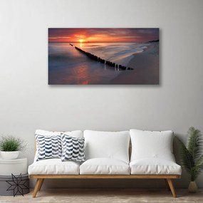 Obraz na plátne Pláž more príroda 120x60 cm