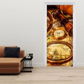 Fototapeta na dvere - Historické pomôcky námorníkov (95x205cm)