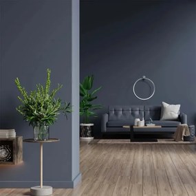 LED Stropné svietidlo NOEMI LED/20W/230V 4000K pr. 50 cm matný chróm