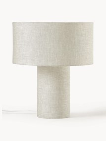 Ľanová stolová lampa Ron