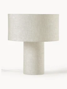 Ľanová stolová lampa Ron