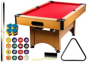 GamesPlanet® biliardový stôl TRENDLINE, 6ft, červený