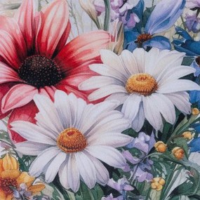 Sada 3 ks obliečok na vankúšiky SPRING FLOWERS 45 x 45 cm