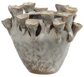 Keramická váza s dizajnom korálového útesu BePureHome Coral, výška 14 cm