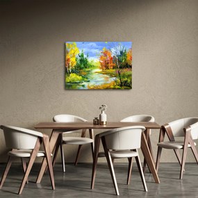 Obraz - Maľba krajiny (70x50 cm)