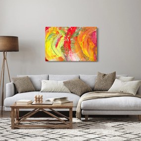 Obraz abstrakcie - maľba (90x60 cm)