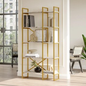 Regál Vento Double Marble and Gold, M