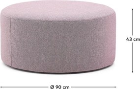 Fialový taburet Kaeli – Kave Home