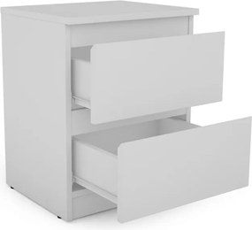 Skrinka/nočný stolík Carlos 402S, bílá