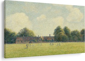Obraz - Camille Pissarro, Hampton Court Green, reprodukcia (90x60 cm)