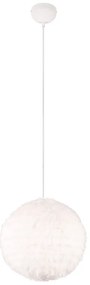 Krémové závesné svietidlo ø 35 cm Furry – Reality