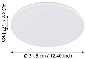 Eglo 99338 - LED Stropné svietidlo CRESPILLO LED/18W/230V