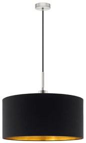 Eglo - LED  Luster na lanku TUNJA 1xE27/60W/230V čierna