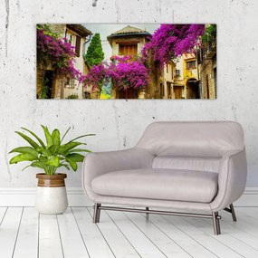 Obraz - Stredomorská lenivá ulička (120x50 cm)