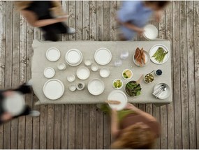 Krémovobiela porcelánová polievková miska 600 ml Eau – Zone