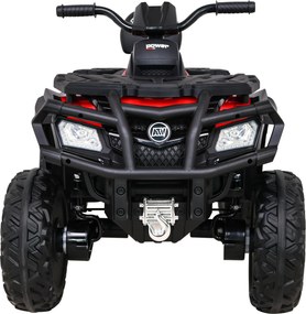 Ramiz Štvorkolka XT-Speed pre deti červená + pohon 4x4 + EVA kolesá + pomalý štart + MP3 rádio + LED