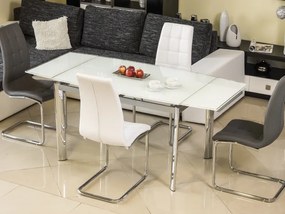 Jedálenský stôl Diadem (biela) (pre 6 osôb až 8 osôb). Vlastná spoľahlivá doprava až k Vám domov. 761316