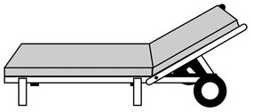 Doppler HIT UNI 7840 - polster na záhradné lehátko, 100 % polyester