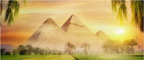 Obraz - Pyramídy (120x50 cm)