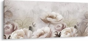 Obraz - Ružové kríky (120x50 cm)