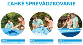 Marimex | Bazén Marimex Florida 3,05x0,91 m so zabudovaným skimmerom - motív TEAK | 10340284