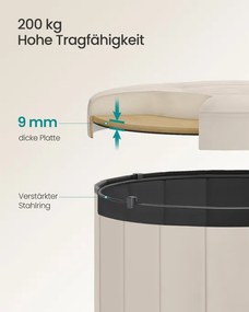 Taburetka s vekom LSF608L01 cappuccino