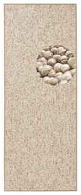 Svetlohnedý behúň 80x300 cm Wolly – BT Carpet