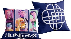 Vankúš KPop Demon Hunters HUNTR/X - Rumi, Mira a Zoey - 40x40 cm