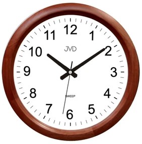 Nástenné hodiny JVD NS8017.1 34cm hnedá