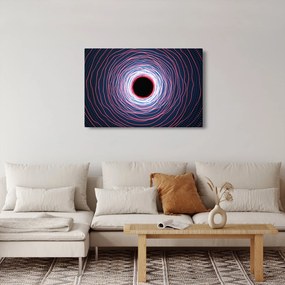 Obraz abstrakcie kruhu (90x60 cm)
