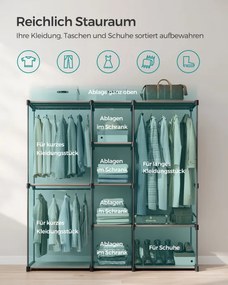 Otvorená šatníková skriňa RYG037R02